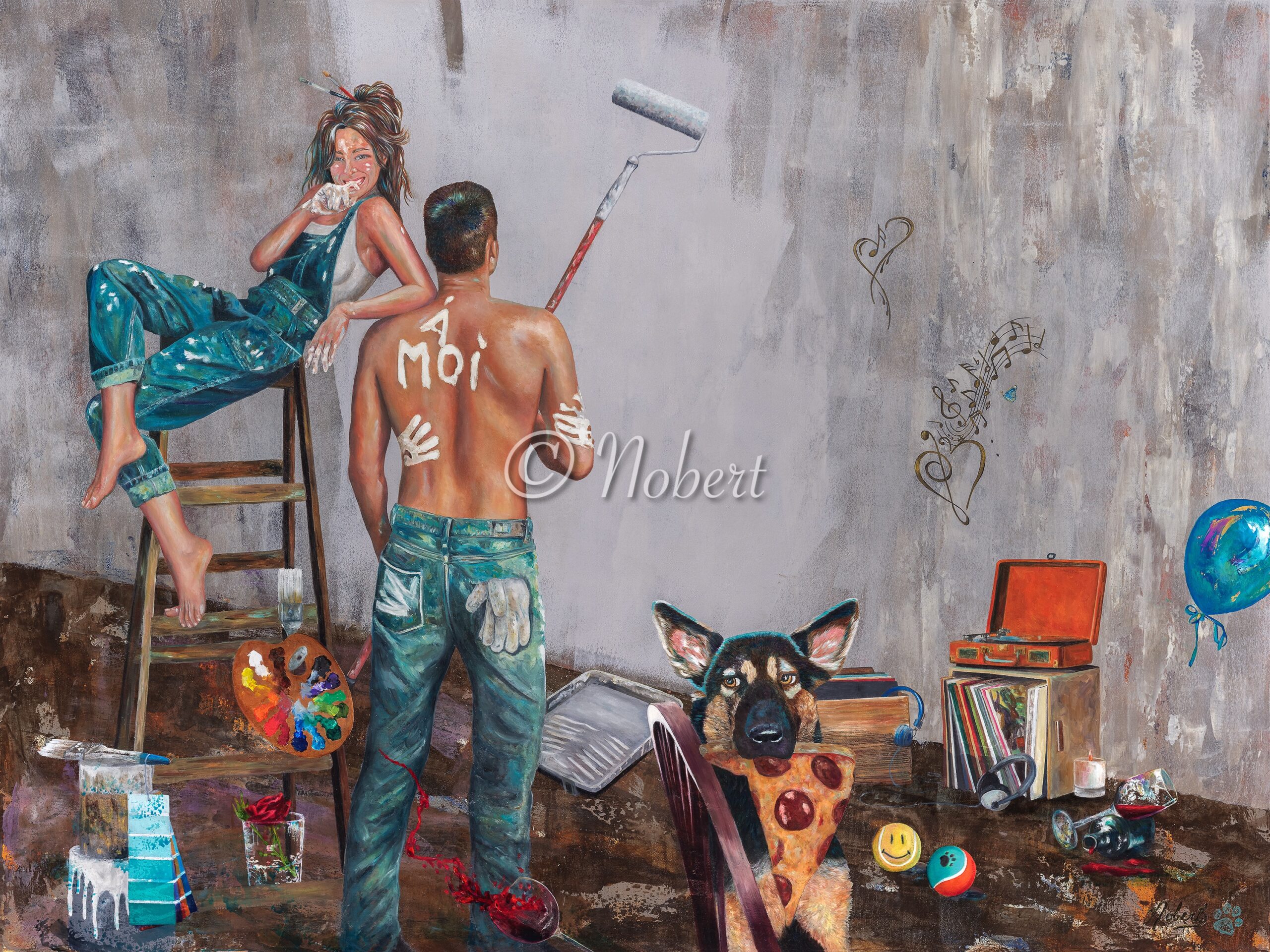 sylvie nobert _Sous-mille-formes-lun-a-lautre-76cm-x-102cm-30po-x-40po