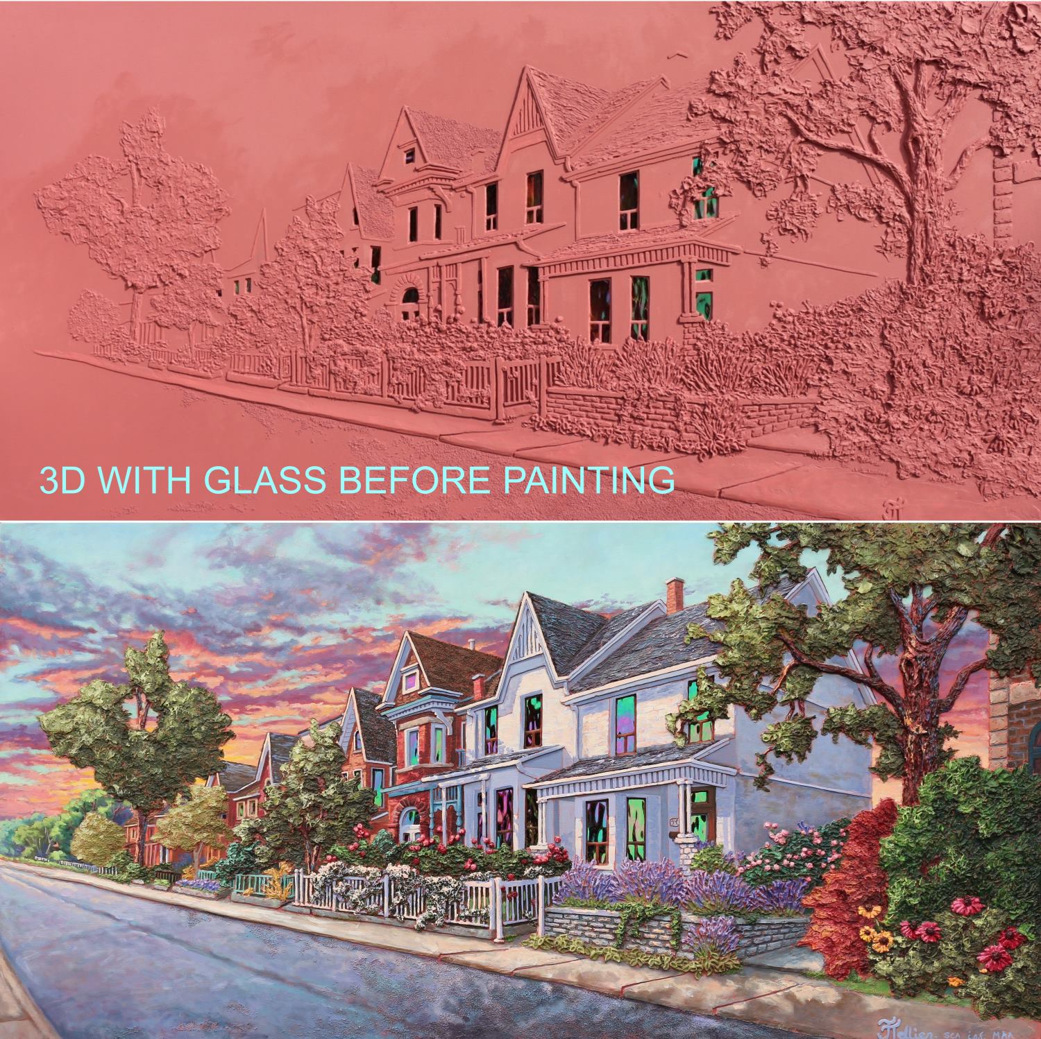 tellierjosee_desfleursdanslavillereine_24x48po